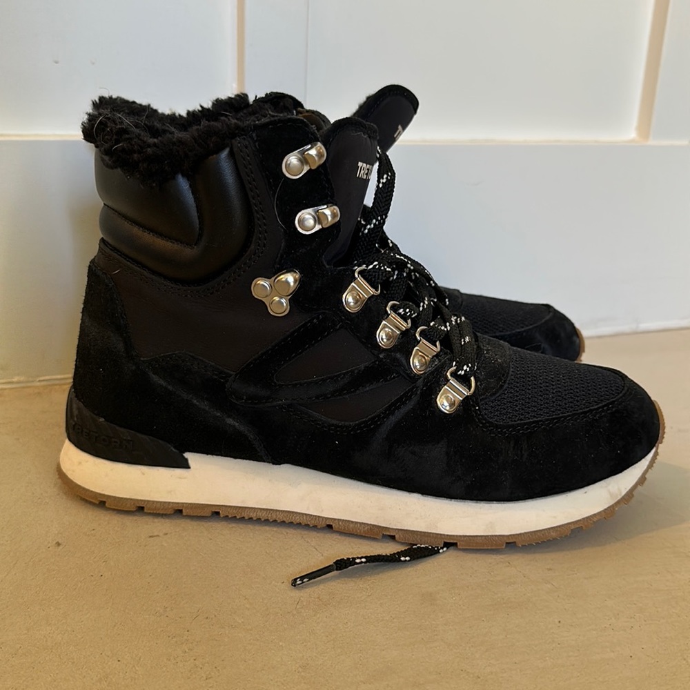 Tretorn Snow Boots - Black with fur lining